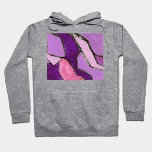 Abstract Painting 2c49 Fandango Fuchsia Lavender Hoodie